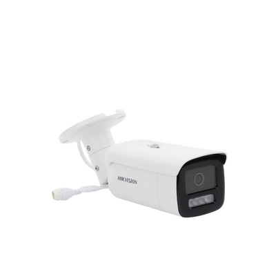 [Dual Light + ColorVu] Bala IP 4 Megapixel / Lente 4 mm / 60 mts IR + 60 mts Luz Blanca / Exterior IP67 /   WDR 130 dB / Videoanaliticos (Filtro de Falsas Alarmas) / Captura Facial / ACUSEARCH