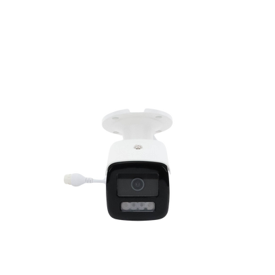 [Dual Light + ColorVu] Bala IP 4 Megapixel / Lente 4 mm / 60 mts IR + 60 mts Luz Blanca / Exterior IP67 /   WDR 130 dB / Videoanaliticos (Filtro de Falsas Alarmas) / Captura Facial / ACUSEARCH