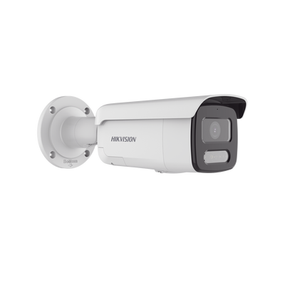 [Dual Light + ColorVu] Bala IP 4 Megapixel / Lente 4 mm / 60 mts IR + 60 mts Luz Blanca / Exterior IP67 / Luz Intermitente y Alerta de Audio / Videoanaliticos (Filtro de Falsas Alarmas) / PoE / WDR 130 dB / Captura Facial  /  ACUSEARCH