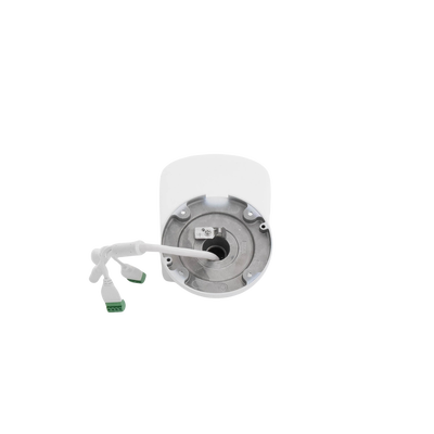 [FlexVu] [ PROTECCIÓN ACTIVA ] Bala IP Panorámica 8 Megapixel (4K) / 2 Lentes 4 mm (180°) / Imagen a Color 24/7 (ColorVu) / PoE / WDR 130° / IP67 / ACUSENSE / Luz Estroboscópica y Alarma Audible / 40 mts Luz Blanca / Micro SD