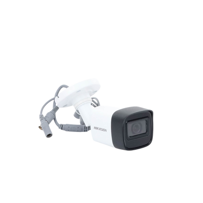 Bala TURBOHD 4K (8 Megapixel) / Gran Angular 102° / Lente 2.8 mm / Exterior IP67 / IR EXIR 30 mts / dWDR / Metal