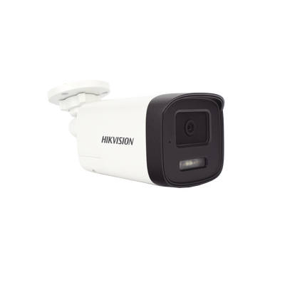 [Audio Bidireccional + Dual Light + ColorVu] Bala TURBOHD 3K  (5 Megapixel) / Lente 3.6 mm / 40 mts IR EXIR + 40 mts Luz Blanca / Micrófono y Bocina Integrado / Exterior IP67 / dWDR