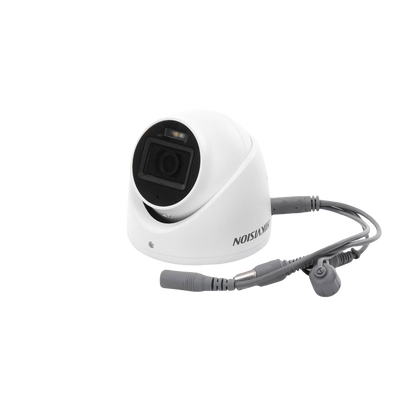 [Dual Light + ColorVu] Turret TURBOHD 3K (5 Megapixel) / Lente 2.8 mm / 30 mts IR + 20 mts Luz Blanca / Gran Angular 104.9° / Exterior IP67 / Micrófono Integrado / dWDR / 4 Tecnologías / Metal