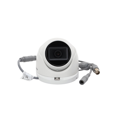Eyeball TURBOHD 4K (8 Megapixel) / Gran Angular 102.9° / Lente 2.8 mm / Exterior IP67/ IR EXIR 30 mts / dWDR / TVI-AHD-CVI-CVBS / Metal