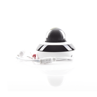 Mini Domo PTZ IP 4 Megapixel / 4X Zoom / H.265+ / 20 mts IR EXIR / WDR / PoE / IK10 /Exterior IP66 / DarkFighter / Micrófono Integrado / Micro SD