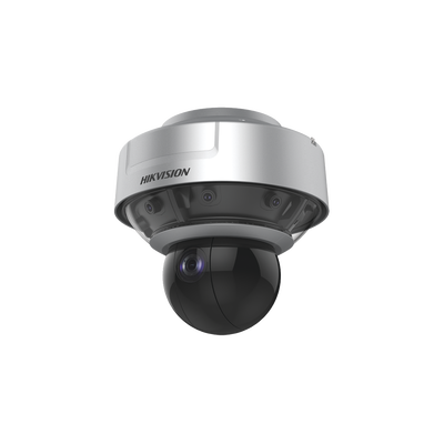 PanoVu series / Vista panorámica 360 grados con 8 lentes de 2 Megapixel + PTZ de 2 Megapixel 36x Zoom optico / Posicionamiento inteligente 3D