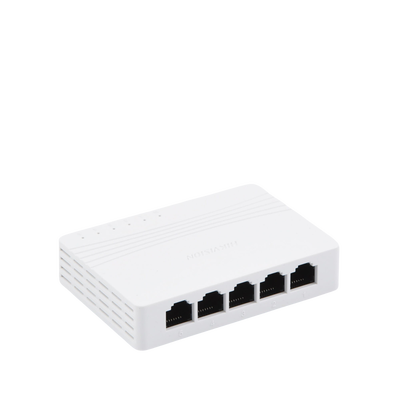 Switch Gigabit No Administrable de Escritorio con 5 puertos 10 / 100 / 1000 Mbps / Diseño Compacto y Estetico