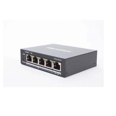 Switch Gigabit  PoE+ / No Administrable / 4 Puertos 1000 Mbps PoE+ / 1 Puerto 1000 Mbps Uplink / 35 Watts