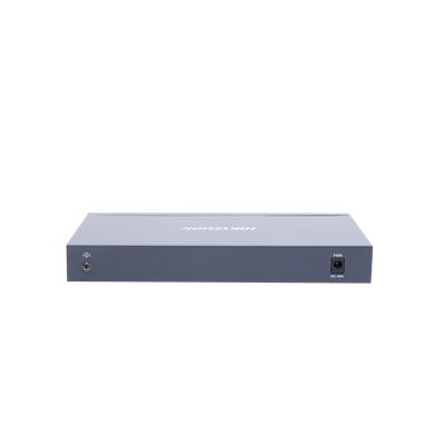 Switch Gigabit PoE+ / Administrable / 8 Puertos Gigabit PoE+ / 2 Puertos SFP / Configuración Nube Hik-Partner Pro / Modo Extendido hasta 300 Metros / 110 W