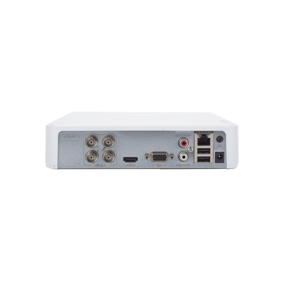 DVR 4 Canales TurboHD + 1 Canal IP / 2 Megapixel (1080p) Lite / Acusense Lite (Busqueda Inteligente Personas Vehiculos) / Audio por Coaxitron / 1 Bahia de Disco Duro / H.265+ / Salida de Vídeo Full HD