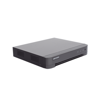 [Audio Bidireccional] DVR 4 Canales TurboHD + 1 Canal IP / 2 Megapixel (1080p) Lite / Acusense Lite (Evita Falsas Alarmas) / Audio por Coaxitron / 1 Bahia de Disco Duro / H.265+ / Salida de Vídeo Full HD