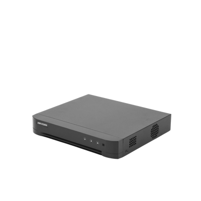 DVR 4 Megapixel lite/ 4 Canales TURBOHD + 2 Canales IP / 1 Bahía de Disco Duro / 1 Canal de Audio / Vídeoanálisis