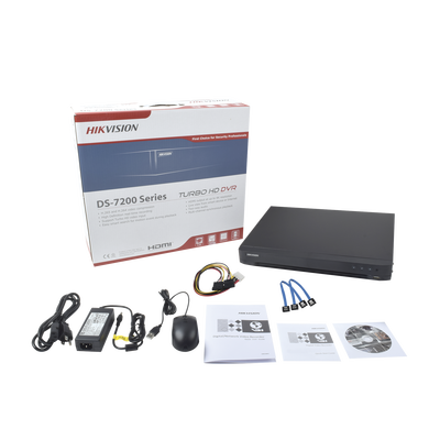 DVR 32 Canales TURBOHD + 8 Canales IP / 4 Megapixel / 2 Bahías de Disco Duro / 1 Canal de Audio / Videoanálisis
