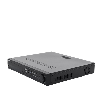 DVR 16 Canales TurboHD + 16 Canales IP/ 8 Megapixel/ 4 Bahías de Disco Duro / 4 Canales de Audio / Videoanalisis / 16 Entradas de Alarma / Arreglo RAID / Soporta POS