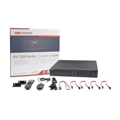DVR 24 Canales TURBOHD + 8 Canales IP /2 Megapixel / 4 Bahías de Disco Duro / 4 Canales de Audio / 16 Entradas de Alarma