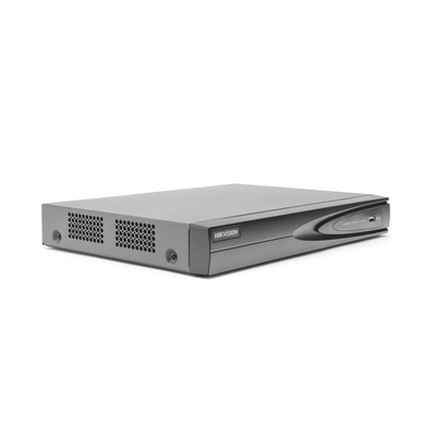 NVR 8 Megapixel (4K) / 4 canales IP / 1 Bahía de Disco Duro / 4 Puertos PoE+ / Salida de vídeo 4K / Videoanaliticos
