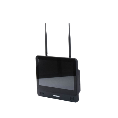 NVR 4 Megapixel / Pantalla LCD 11.6" / 4 canales IP / 1 Bahía de Disco Duro / 2 Antenas Wi-Fi / Salida de Vídeo Full HD
