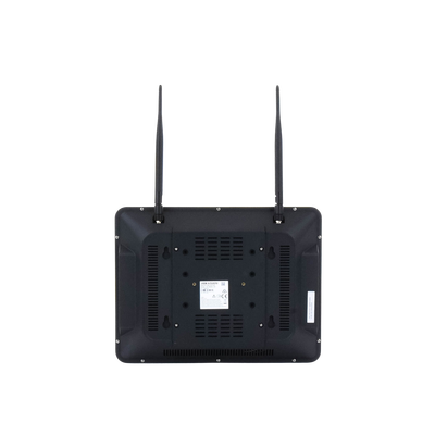 NVR 4 Megapixel / Pantalla LCD 11.6" / 4 canales IP / 1 Bahía de Disco Duro / 2 Antenas Wi-Fi / Salida de Vídeo Full HD