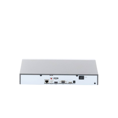 NVR 12 Megapixel (4K) / 16 canales IP / AcuSense (Evita Falsas Alarmas) / Reconocimiento Facial / 1 Bahía de Disco Duro  / HDMI en 4K / Sin Puertos PoE+