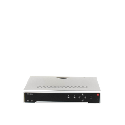 [Doble Poder de Decodificación] NVR 32 Megapixel (8K) / 32 Canales IP / 16 Puertos PoE+ / AcuSense / ANPR / Conteo de Personas / Heat Map / 4 Bahías de Disco Duro  / HDMI en 8K / Soporta POS / Alarmas I/O / 2 Salidas HDMI / Smart Search