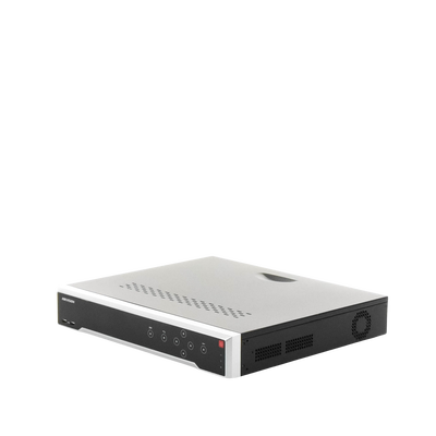[Doble Poder de Decodificación] NVR 32 Megapixel (8K) / 32 Canales IP / 16 Puertos PoE+ / AcuSense / ANPR / Conteo de Personas / Heat Map / 4 Bahías de Disco Duro  / HDMI en 8K / Soporta POS / Alarmas I/O / 2 Salidas HDMI / Smart Search