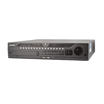 NVR de 32 canales IP (16 canales en HD) HDMI / VGA, 1 canal de audio hasta 8 HDDs 4TB c/u