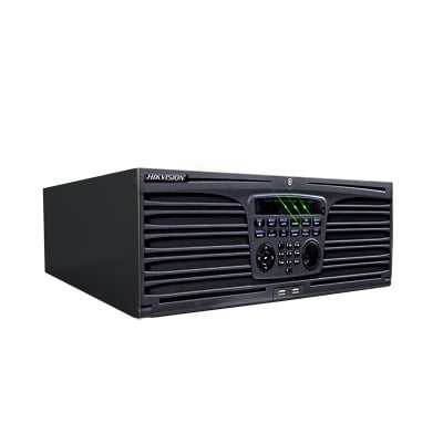 NVR de 32 Canales IP (32Canales en HD) HDMI / VGA, H264+, 1 Canal de Audio. hasta 16HDDs 4TB c/u  No incluye disco duro ni quemador.