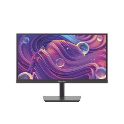 Monitor LED Full HD (1920 X 1080) de 21.5" / Ideal para CCTV, Oficina y Hogar / Entrada HDMI-VGA / Montaje VESA (75 X 75) / Uso 24/7 / Backlight E-LED / 100 Hz / Ultra Delgado / Bocinas Integradas