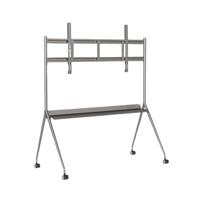 Montaje de Piso Móvil para Pantallas de 75 y 86" / Compatible con VESA / Incluye Soporte para Pantalla