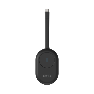 Dongle (Adaptador) de Proyección Inalambrica Para Pantallas Interactivas HIKVISION Serie DS-D5CxxRB/B / Compatible con Windows y Mac / Conector Tipo C (Incluye Adaptador USB-A - USB-C)