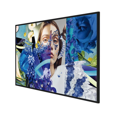 Pantalla LED de 55" para Publicidad Digital / SLIM / 500 Nits / Programación de Horarios / Contenido Personalizado / Sistema Operativo Android / 2 Entradas USB / WiFi.