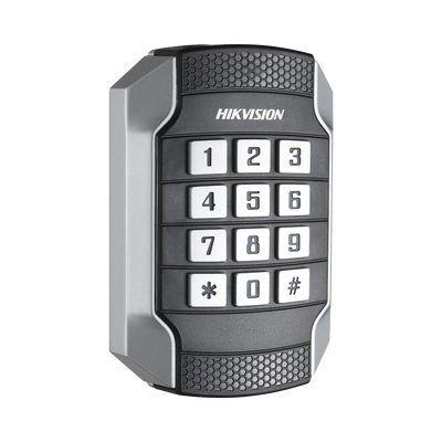 Lector de Tarjetas MIFARE y Contraseñas / Wiegand W26 - W34 y RS-485 / IP65 / IK10 / Estetico y Facil de Utilizar / Indicador LED