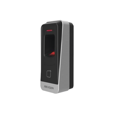 Lector esclavo MIFARE IP65 / Huella Digital / Lector de Tarjetas de Proximidad MiFare / RS-485 / Interior y Exterior / Requiere Panel de Control de Acceso Serie DS-K26 y DS-K27