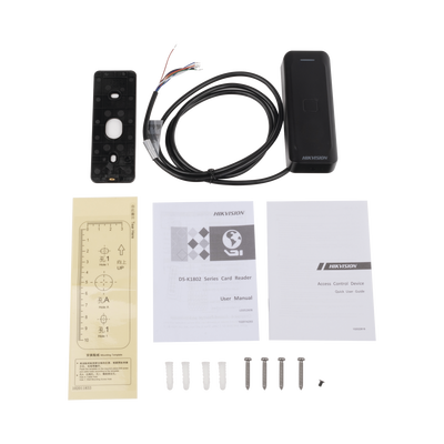 Lector de Tarjetas PROX EM / Exterior IP65 / Wiegand / Compatible con Cualquier Panel / PERFIL DELGADO y ESTETICO / Indicador LED