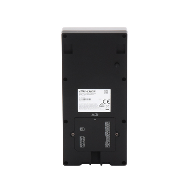 Terminal de Control de Acceso / Videoportero Multiapartamento Llamada a App / Teclado / Exterior Antivandálico IP65 & IK09 / Huella, Tarjeta, Código QR, PIN o App Hik-Connect  / Cámara 2 MP compatible con NVRs