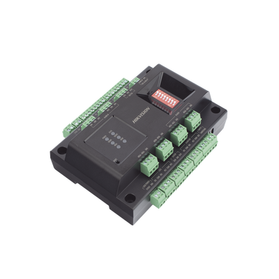 Expansor de 2 Puertas para Paneles de Control de Acceso DS-K27 Series / Comunicación RS-485 / 4 Entradas y 2 Salidas Auxiliares