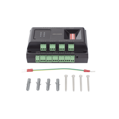 Expansor de 2 Puertas para Paneles de Control de Acceso DS-K27 Series / Comunicación RS-485 / 4 Entradas y 2 Salidas Auxiliares