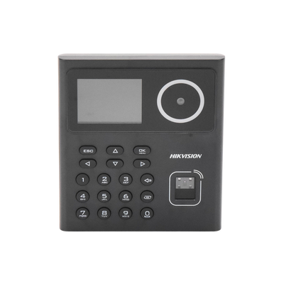 Kit WiFi de Control de Acceso Lite TODO INCLUIDO con Lector de Rostros, Tarjetas y Huellas / 500 Rostros / Compatible con App HIKConnect / Incluye Electroimán  Botón de Salida y Montajes Z y L para imán / HIK-IA
