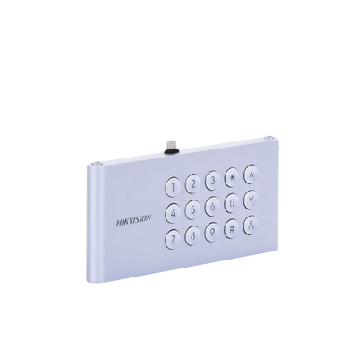 Módulo de Teclado para Frente de Calle IP DS-KD9633-WBE6 / Conexión USB-C / 15 Botones / IP65 / IK07