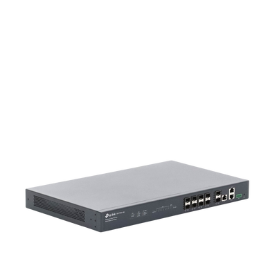 Deltra Stream - OLT de 8 Puertos GPON  / Conexión Hasta 1,024 ONUs / 1 Puerto Gigabit RJ45 Uplink / 2 Puertos SFP+ 10GbE Uplink / Fuentes Redundantes AC-AC (incluidas) /  Administración desde la Nube Sin Costo (DPMS)