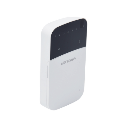 Teclado de LEDs / Cableado / 8 Zonas / Compatible con Panel Hibrido Hikvision DS-PHA64-W4P y DS-PHA64-W4P2