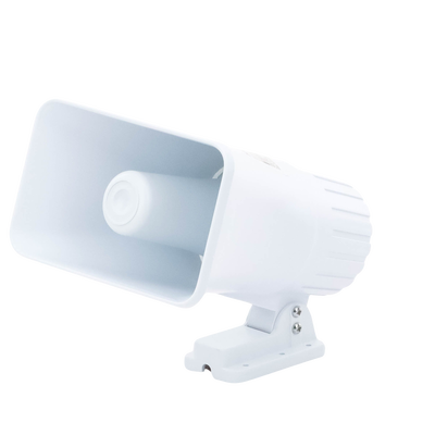 Sirena Cableada / Ideal para Cualquier Panel de Alarma (No Importa la Marca) / 30 Watts / 120 dB de Sonido / Protección IP65 (Exterior) / Material: Policarbonato