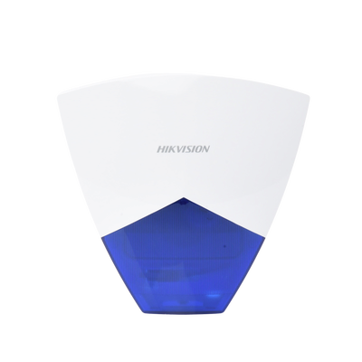 (AX HUB) Sirena Inalámbrica con Estrobo Azul para Exterior / 110 dB