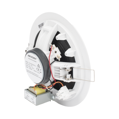 Altavoz Montaje en Plafón | 6 Watts | 100 V | Rejilla de Metal | Color Blanco | Uso Interior