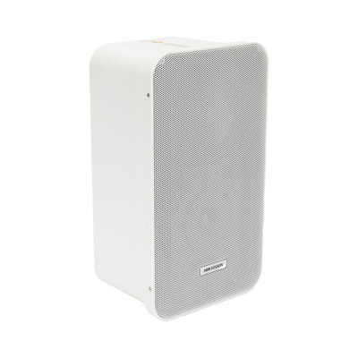 Altavoz Tipo Columna | 20 Watts | 100 V | Rejilla de Metal | Color Blanco | Montaje en L | Exterior | IP66