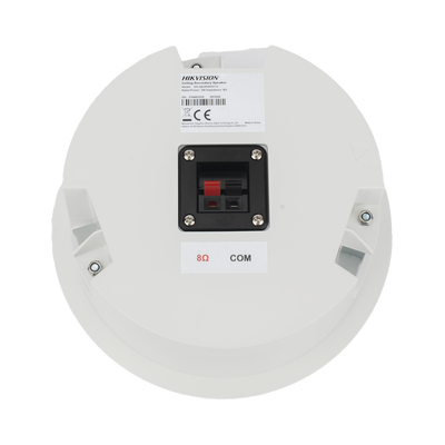Altavoz Secundario para Montaje en Plafón | 3 Watts | 8 Ohms | Compatible con Altavoz IP HIKVISION | Uso en Interior