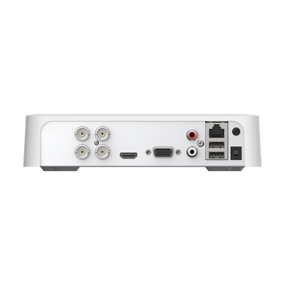 [Audio Bidireccional] DVR 4 Canales TurboHD + 1 Canal IP / 2 Megapixel (1080p) Lite / Acusense Lite (Busqueda Inteligente Personas Vehiculos) / 1 Bahia de Disco Duro / H.265+ / Salida de Vídeo Full HD