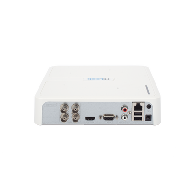 [Audio Bidireccional] DVR 4 Canales TurboHD + 1 Canal IP / 2 Megapixel (1080p) Lite / Acusense Lite (Busqueda Inteligente Personas Vehiculos) / 1 Bahia de Disco Duro / H.265+ / Salida de Vídeo Full HD