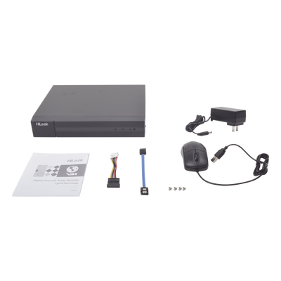 DVR 1080P Lite Pentahibrido / 8 Canales TURBOHD + 2 Canales IP / 1 Bahía de Disco Duro / H.264+ / 1 Canal de Audio / Salida de Vídeo Full HD