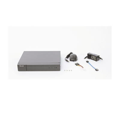 DVR  16 Canales TurboHD + 16 Canales IP / 8 Megapíxel (4K) / Audio por Coaxitron / ACUSENSE Lite / 2 Bahías de Disco Duro / H.265+ / Salida en Video en 4K